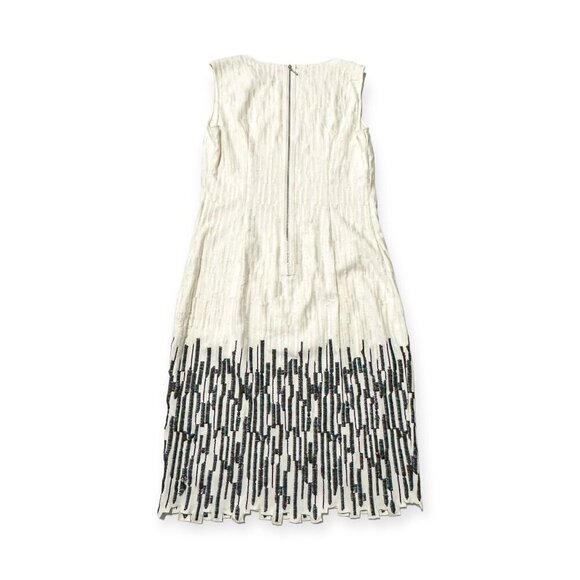 Elie Tahari Ivana Sleeveless Sheath Dress, Size 2, White/Black - Picture 6 of 16
